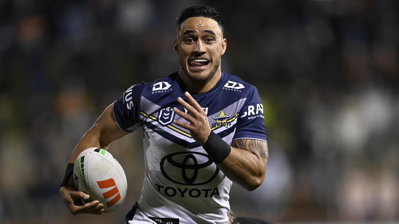 NRL 2024 RD22 Wests Tigers v North Queensland Cowboys - Valentine Holmes. Picture: NRL Photos