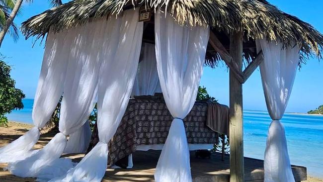 There's also massages for the adults. Picture: @maloloislandresort