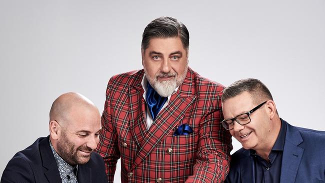 George Calombaris, Matt Preston and Gary Mehigan were at the MasterChef helm for eleven years. Picture: Tina Smigielski