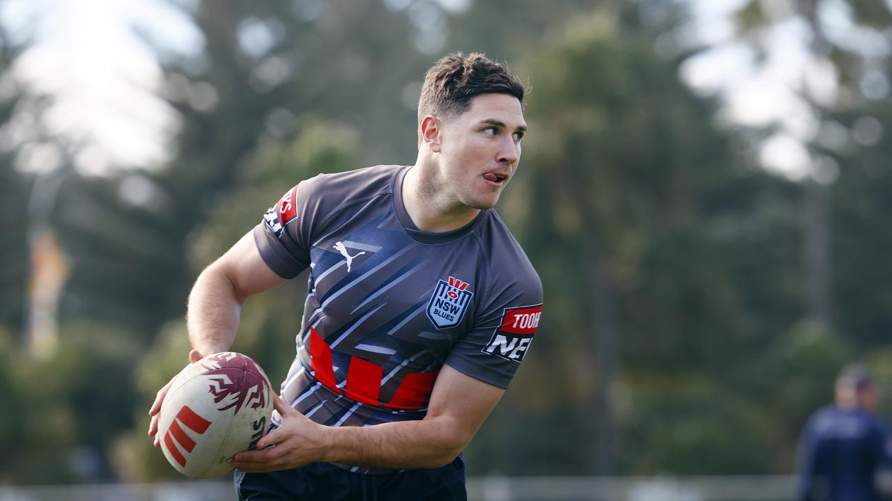 Eels coach Brad Arthur says Mitchell Moses is unlikely to be fit for game one of this year’s State of Origin series. Picture: Richard Dobson