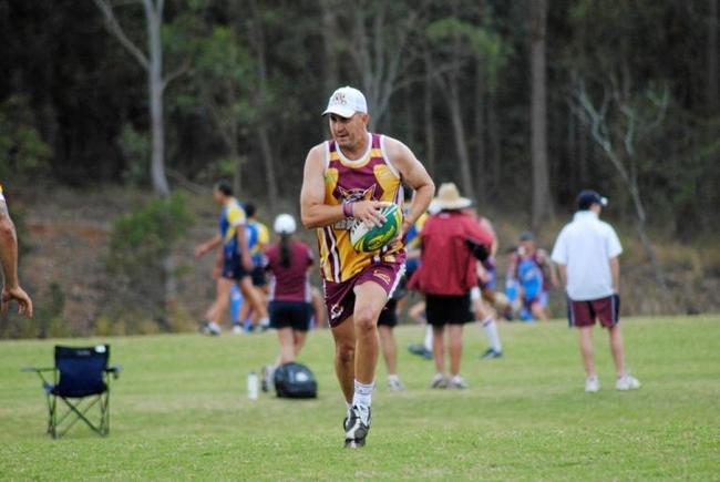 Gavin Shuker on the attack for the CQ open men&#39;s team in 2011. Picture: Contributed