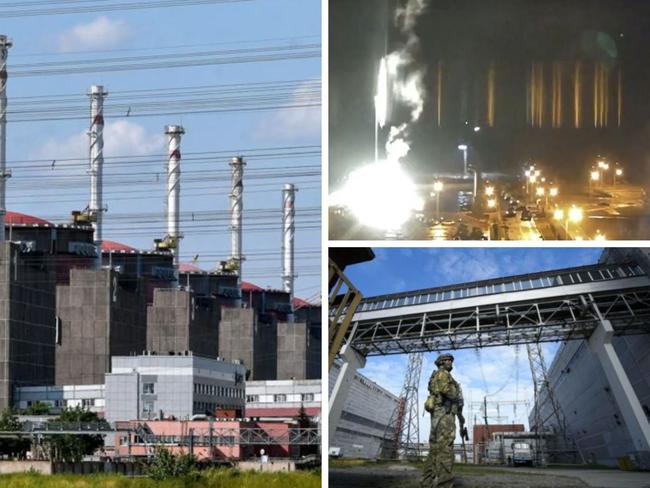 Composite picture of Zaporizhzhia nuclear power plant. Picture: Supplied