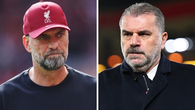 Jurgen Klopp and Ange Postecoglou.