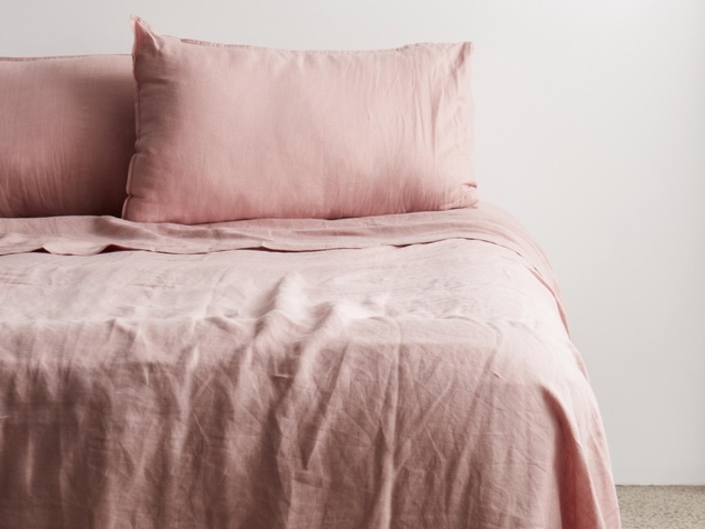 Aere Home Linen Sheet Set. Picture: THE ICONIC.