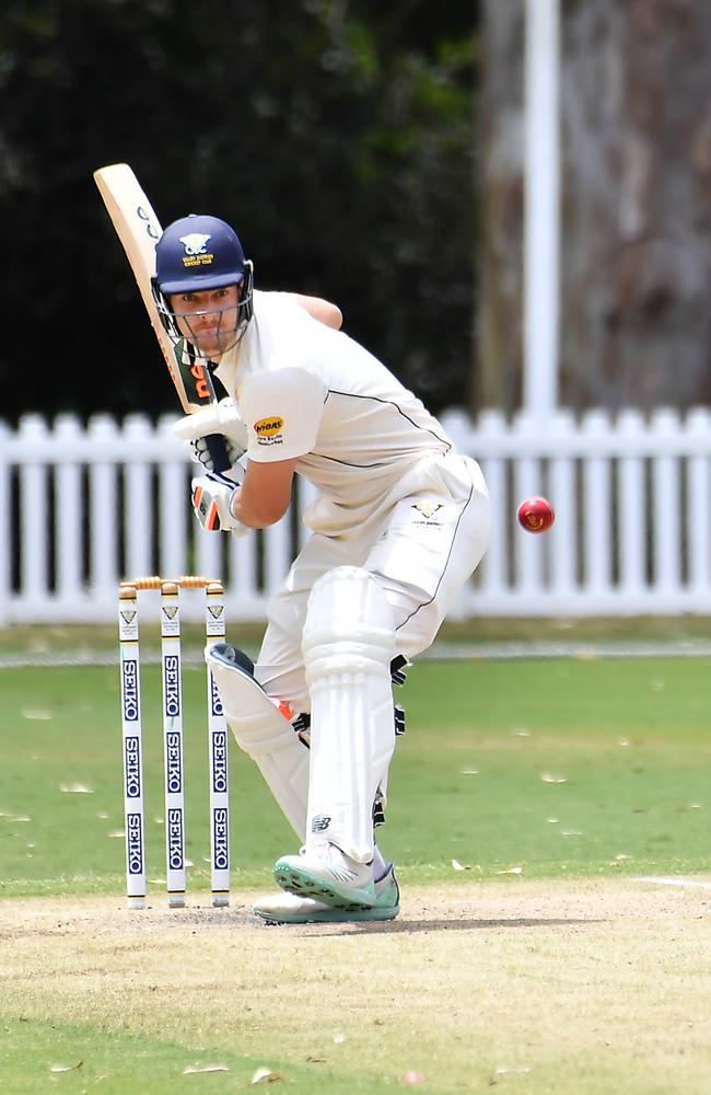 Valley batsman Jack Wildermuth University Vs Valley Saturday December 3, 2022. Picture, John Gass
