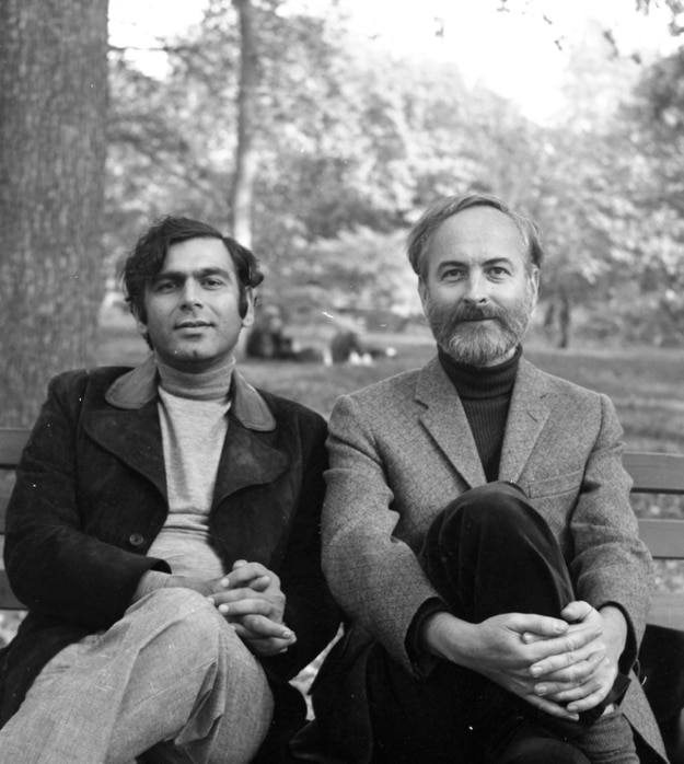 James Ivory, right, and Ismail Merchant, who died in 2005, when young men. Says Ivory: ‘I think I’ll be missed because I’ve amused all of my friends. But it’s the films that will last and they will stay around forever.’ Picture: supplied