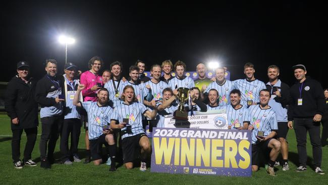 Berkeley Vale SC won the CCF 2024 Men's Premier League Title. Picture: Supplied