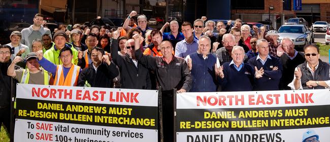 Traders say not enough people are aware of the potential cost the North East Link might have on the Bulleen community.