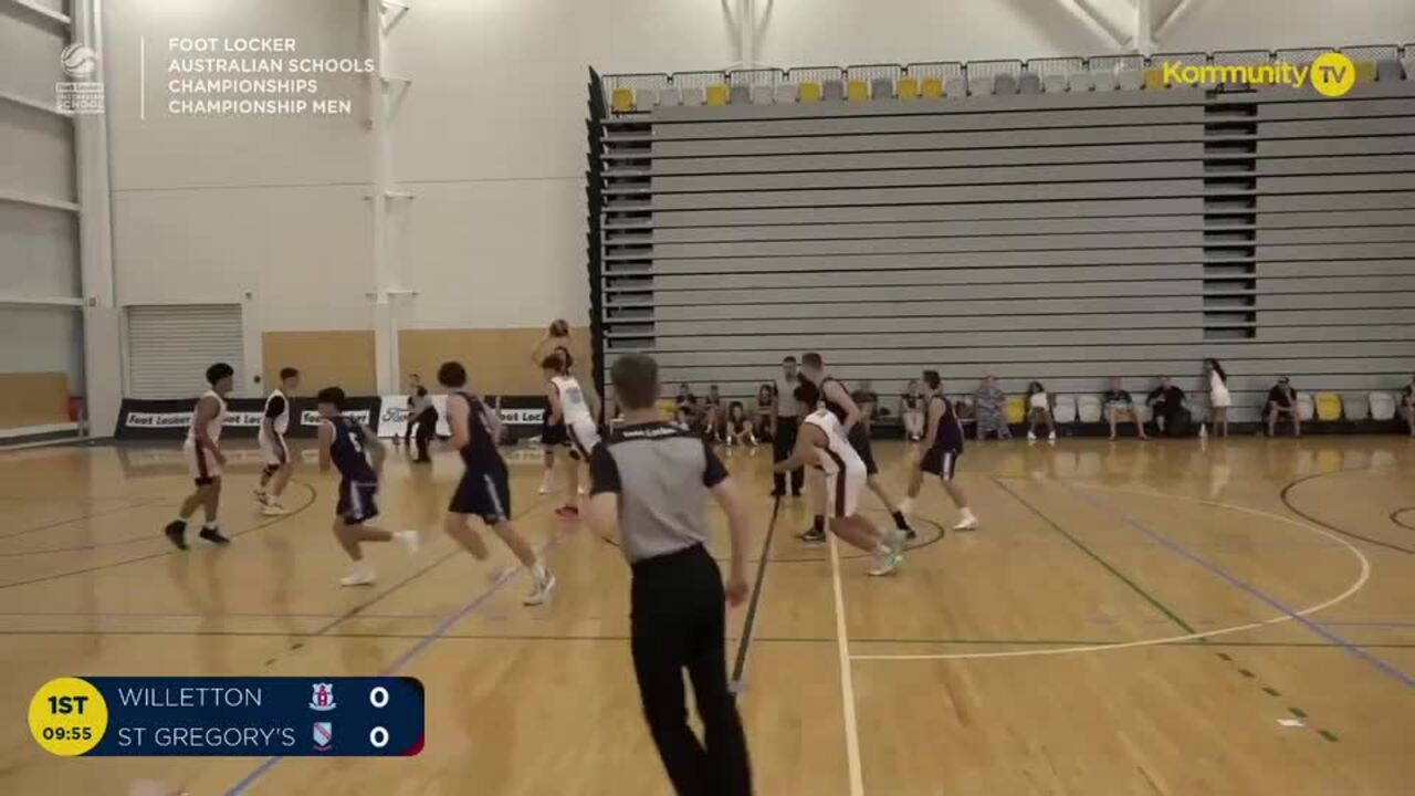 Replay: St Gregory's College v Willetton SHS (Champ Men Conso) - 2024 Basketball Australia Schools Championships Day 4