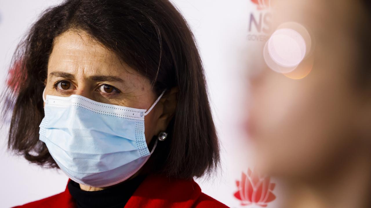 A spokesman for the premier said she had not broken a public health order and "always wears a mask" if she cannot social distance. Picture: Jenny Evans/Getty Images