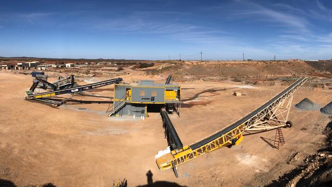 The WALKABOUT ore separator will revolutionise the mining industry in the Territory. Picture: Supplied