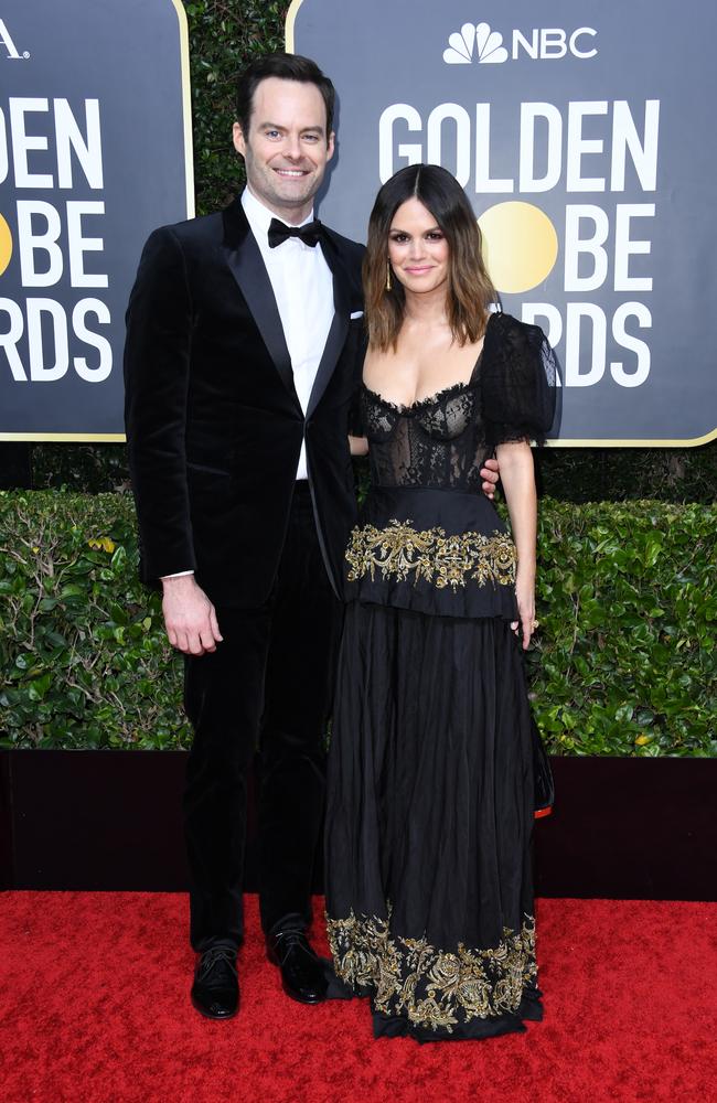 New couple alert: Bill Hader and Rachel Bilson. Picture: Jon Kopaloff/Getty Images