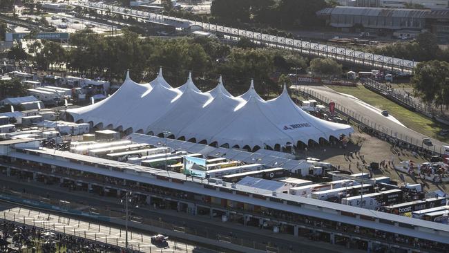 The big top will be back at this year’s Supercars event.