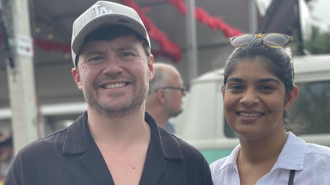 Cairns Italian Festival 2023: Toby Applegate and Caroline Weller. Picture: Bronwyn Farr