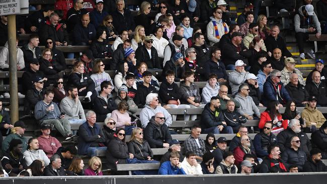 Premier Division, Grand Final. Pascoe Vale SM vs Keilor SM played at Windy Hill, Essendon, Victoria, Saturday 21st September 2024. Crowd at the game. Picture: Andrew Batsch