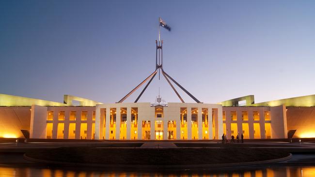 Mr Lehrmann and Ms Higgins took an Uber to Parliament House.