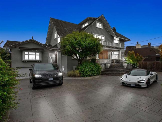 The Duke and Duchess of Sussex have reportedly expressed an interest in this mansion in West Vancouver that is on the market for just over $A40 million. Picture: Supplied