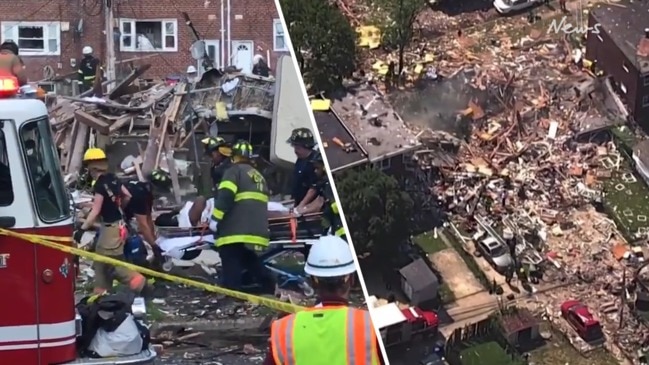 Baltimore explosion: Major blast destroys homes