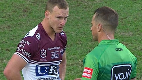 Grant Atkins wasn't too impressed by Cherry-Evans' chatter.