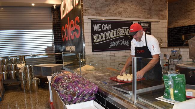 Baker James Harris doing test bakes before the grand opening. Picture: Lillian Watkins