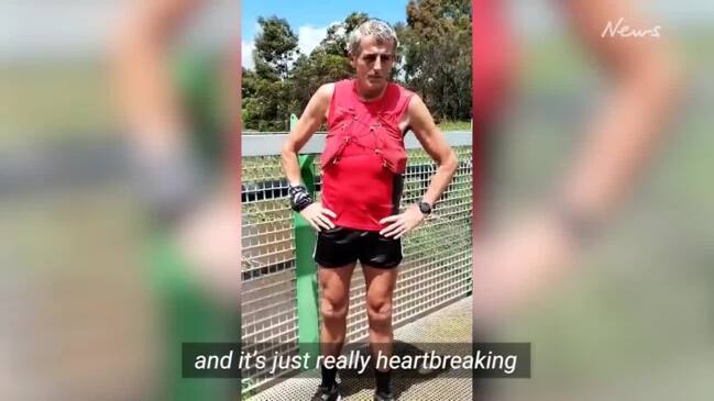 Highton resident Byron Lester on his running challenge