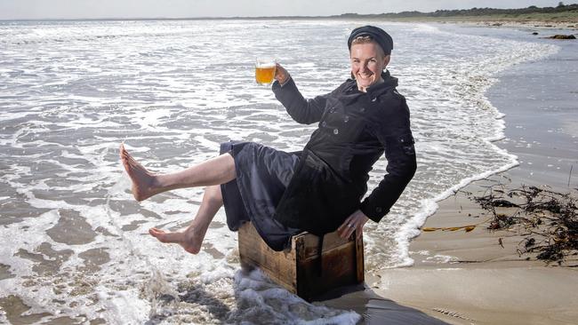 Robe Town Brewery owner Kristi Biezaite. Picture: Jacqui Bateman