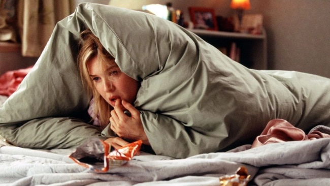 Sometimes the thought of washing the sheets is too much to bear. Image: Bridget Jones