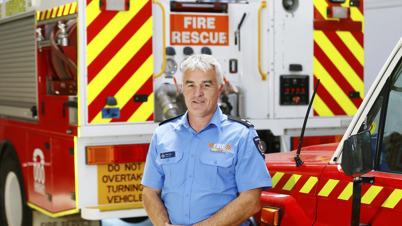 Tasmania Fire Service Incident Controller Mark Klop. Picture: MATT THOMPSON