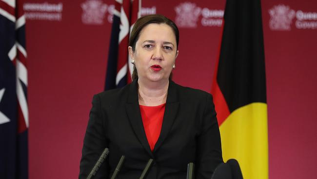 Premier Annastacia Palaszczuk has urged people to follow social distancing guidelines. Picture Annette Dew