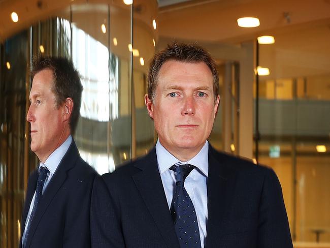 31/1/18: Attorney-General Christian Porter at his Commonwealth Parliamentary Offices in Sydney. John Feder/The Australian.