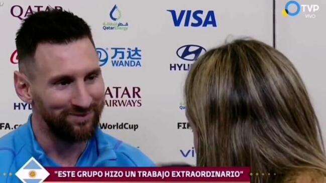 Heartfelt Message to Messi from reporter