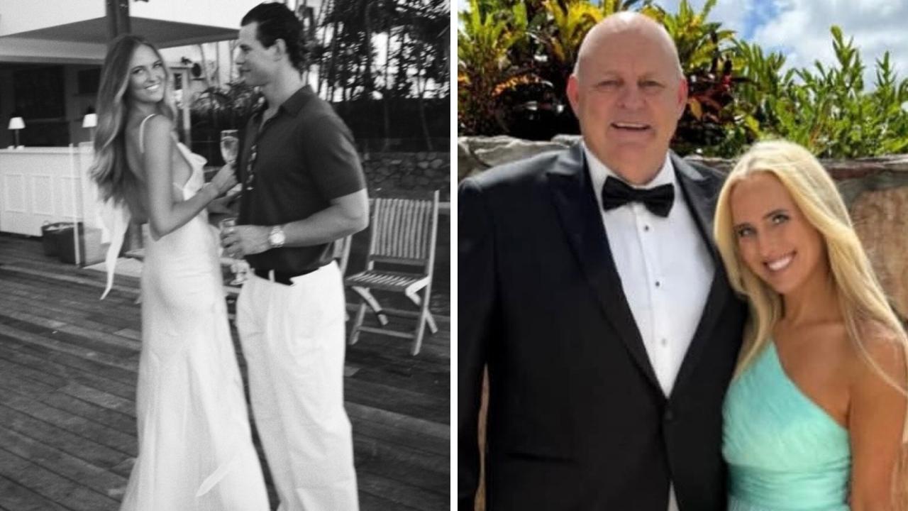 Footy icon goes rogue at daughter’s wedding