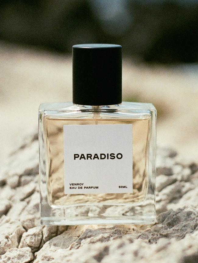 Venroy’s new fragrance, Paradiso.