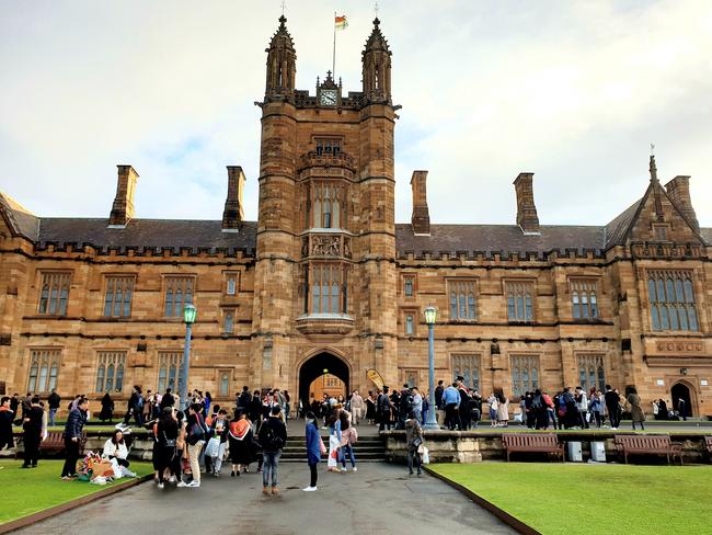 The activist students also want the Wentworth Building at the university renamed. Picture: Justin Lloyd