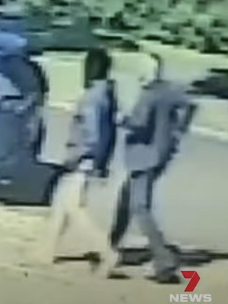 The pair were later arrested. Picture: 7 NEWS