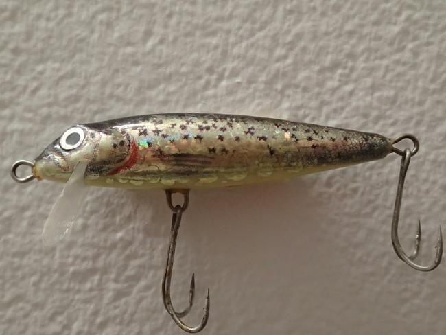 HRT Lures Mad Minnow fitted with double hooks.