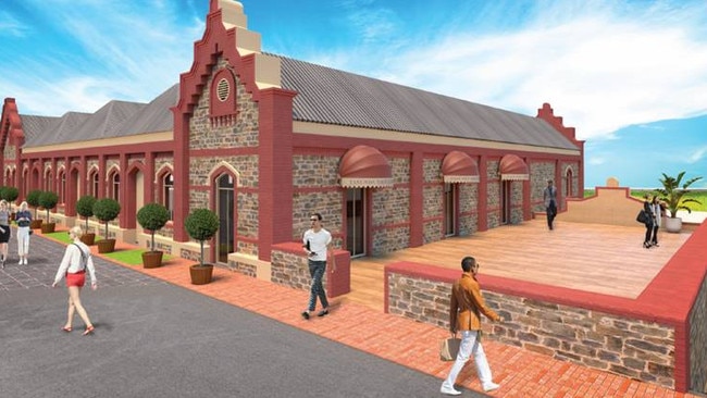 An artist's impression of the proposed Chateau Tanunda development. Picture: Clement Cheng