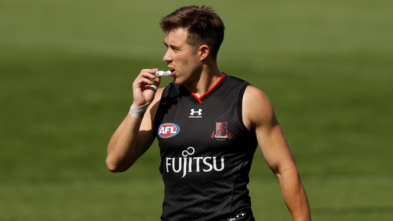 Zach Merrett has a reputation as a slow starter, and fast finisher, in KFC SuperCoach. Picture: Michael Willson/AFL Photos via Getty Images