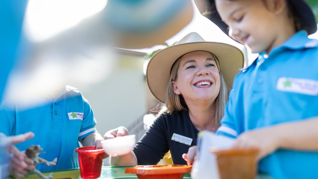 MyKindy at Victory College in Gympie said the adjacent school's facilities and specialised staff had contributed to their success.