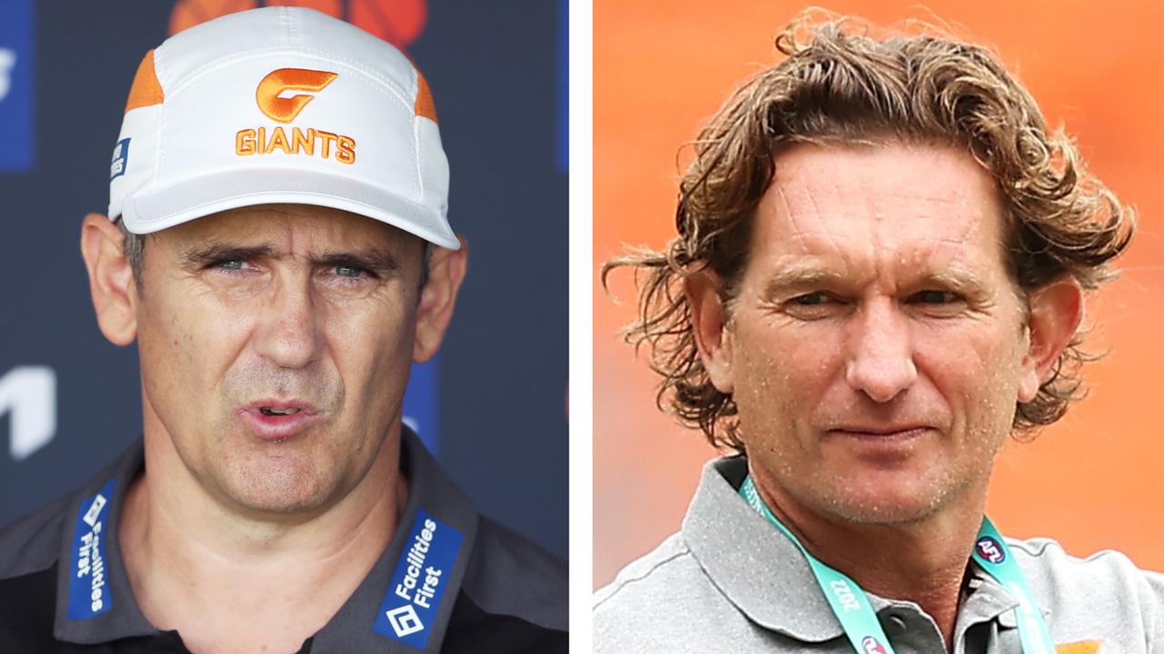 James Hird joined the Giants earlier this year in a part-time role.