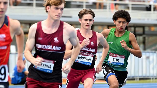 Taylor Goodwin Australian All Schools track and field championships in Brisbane. Saturday December 7, 2024. Picture John Gass