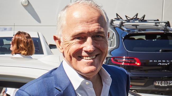 Prime Minister Malcolm Turnbull has every reason to smile. Picture: AAP