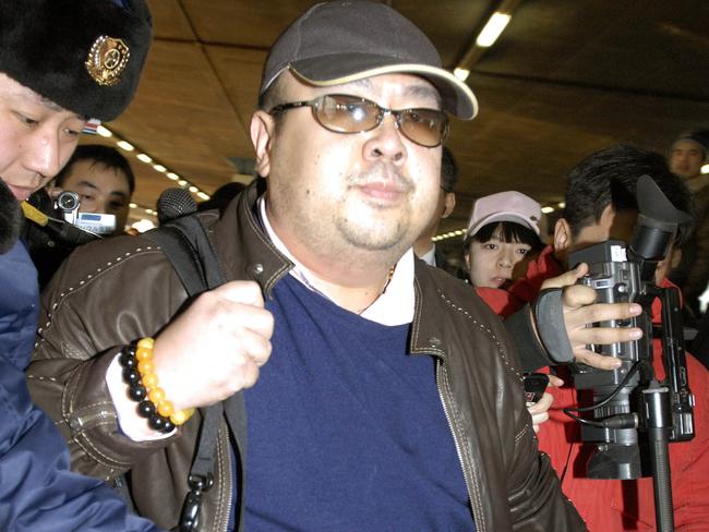 Kim Jong-nam is the half-brother of North Korean leader Kim Jong-un. Picture: Kyodo News/AP