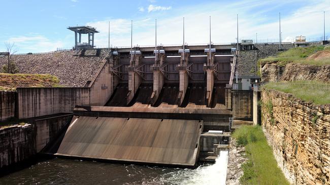 The combined level of Wivenhoe Dam (pictured) and all other dams in southeast Queensland has fallen below 60 per cent. Picture: File.