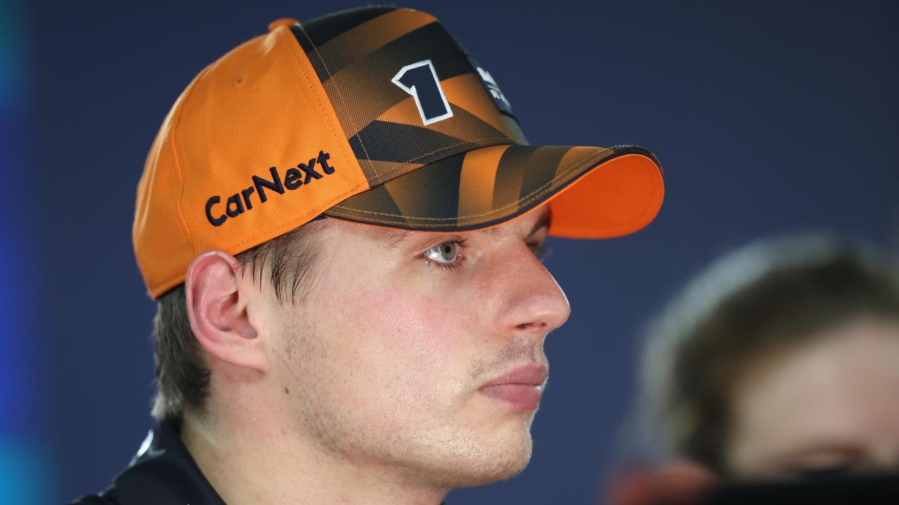 Max Verstappen non era felice.  (Foto di Peter Fox/Getty Images)