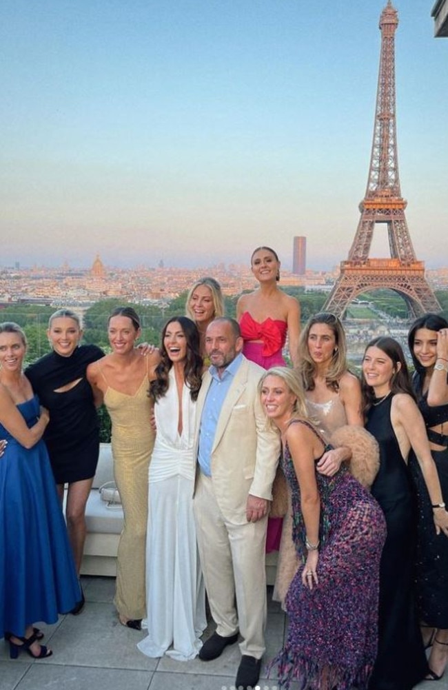 Tamie Ingham has married celebrity chef Guillaume Brahimi in a romantic rose garden wedding at the iconic Musee Rodin in Paris. Picture: Instagram