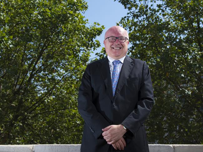 Image ©Licensed to i-Images Picture Agency. 07/08/2018. London, United Kingdom. The new Australian High Commissioner George Brandis pictured in his office at the Australian High Commission in London, UK.Picture by Ben Stevens / i-Images