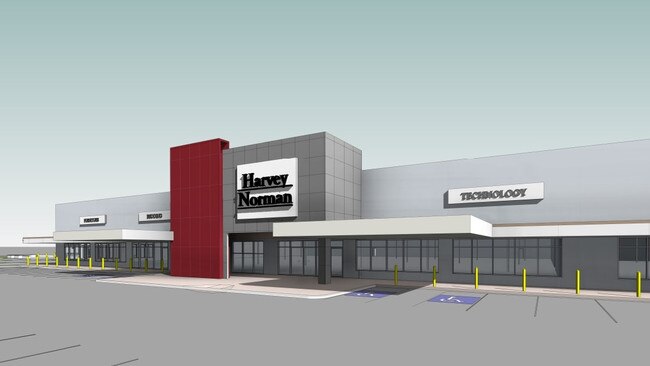 Harvey Norman has proposed a $24 million redevelopment of a Ballina homemaker centre. Picture: Conrad Gargett.