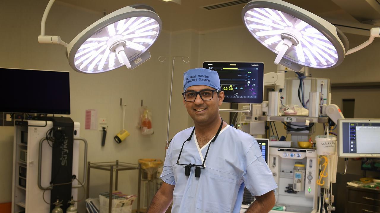 Transplant surgeon Dr Nikhil Mahajan is the latest addition to Townsville University Hospital's staff.
