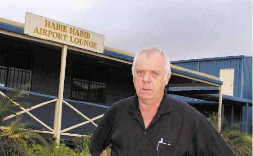 Father's legacy: John Habib is keen for his father’s last wish to be kept, and for the Habie Habib Airport Terminal in Lismore to retain its aviation use after it is sold by council. Picture: Cathy Adams